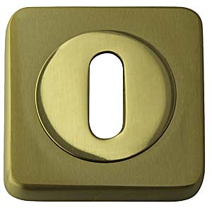 Накладки Oberon Normal key, матовое золото/золото
