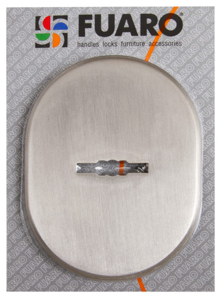 Накладка на сувальдный замок ESC.S-lift.SF/OV.476 (ESC 476) с шторкой GP латунь