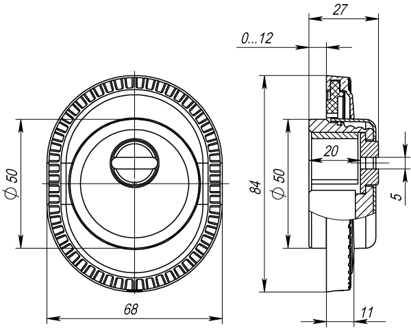 Броненакладка DEF.CL/OV.25 (ET/ATC-Protector 1CL-25) ABL-18 темная медь
