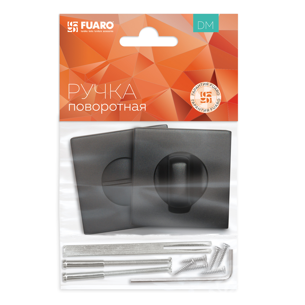 Ручка Fuaro (Фуаро) поворотная BK6.K.DM51 (BK6 DM) BL-24 черный ...