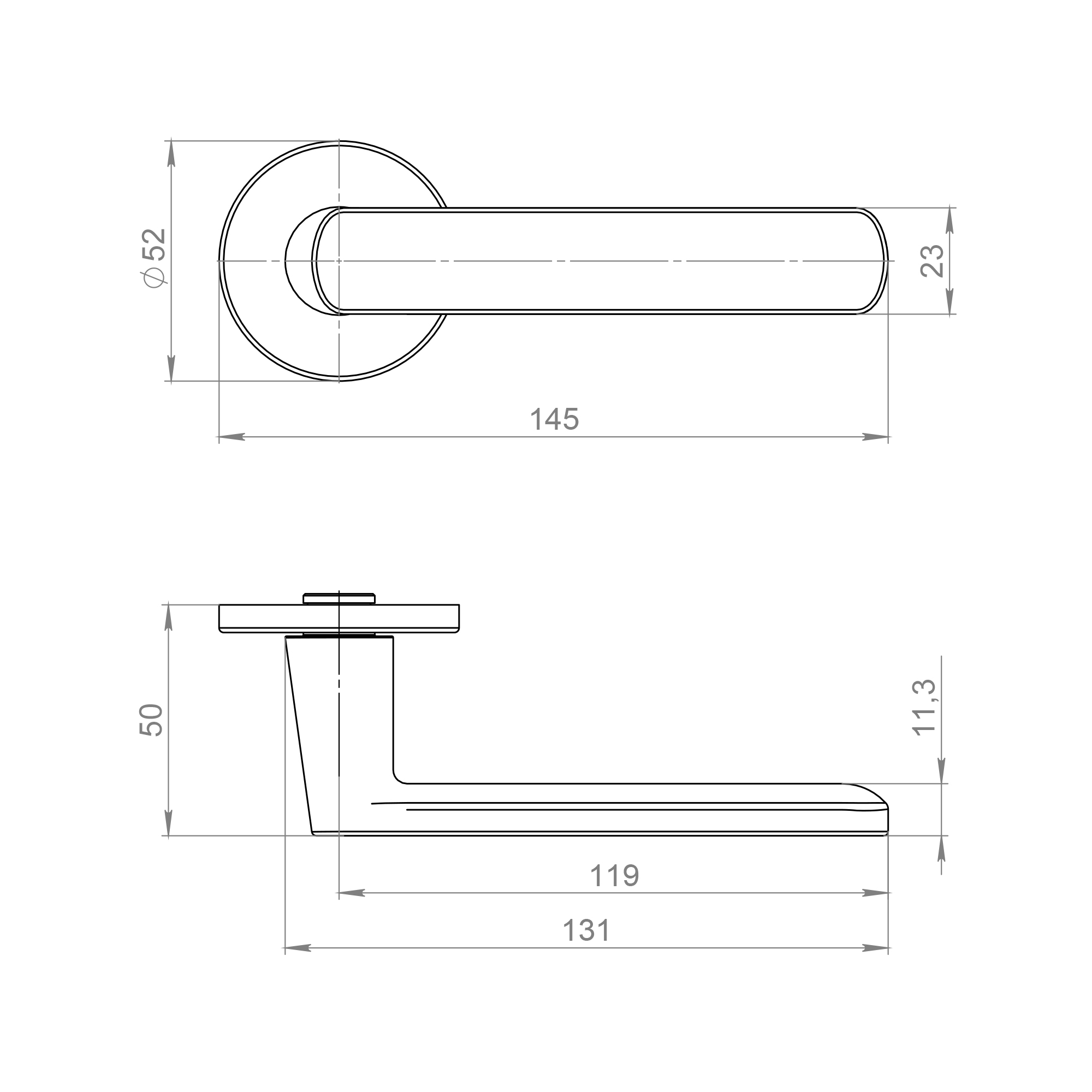 Ручка раздельная R.JSR51.NANO SSG-39 сатин.золото 