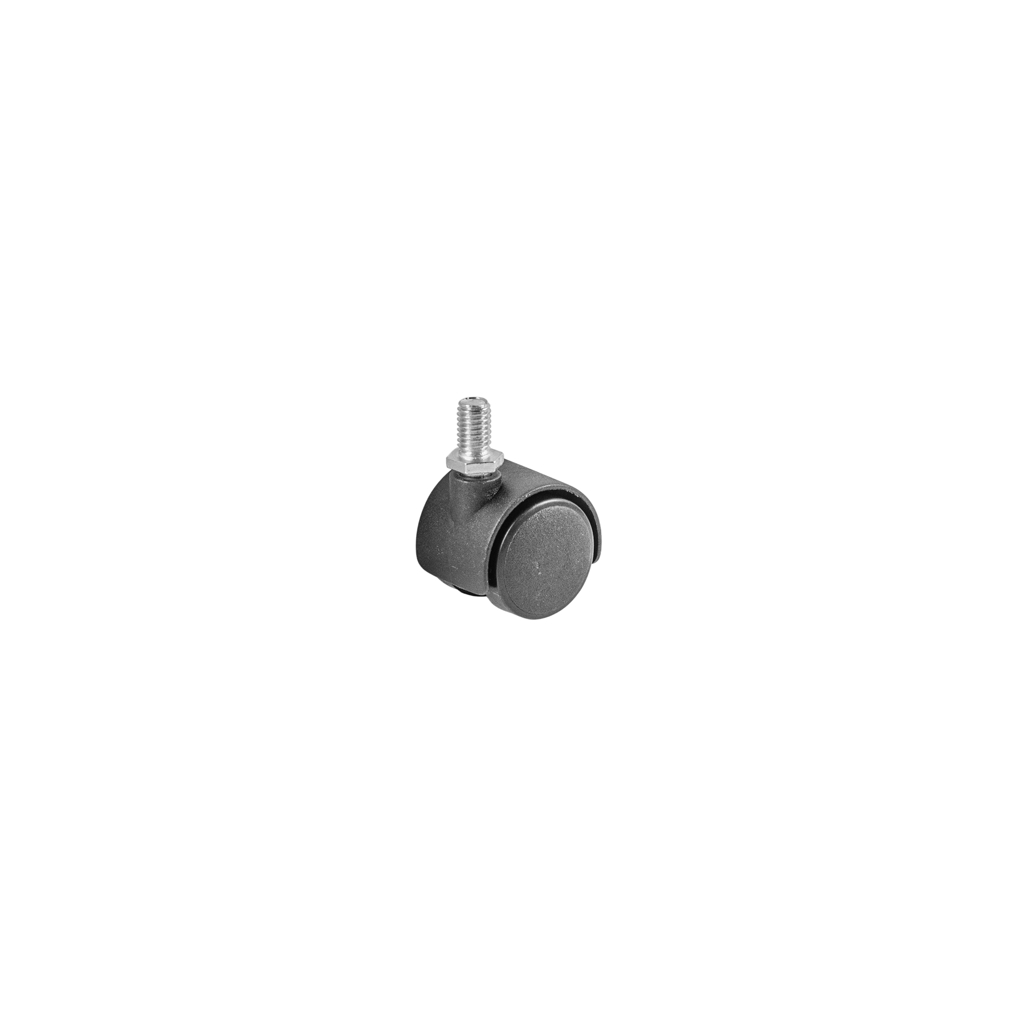 Опора двухколесная WL/P-30-2P/30 kg пластик, с винтом М8