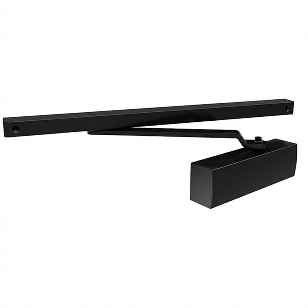 Доводчик дверной со скользящей тягой DCSLIDER45 BL (черный)