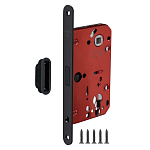Корпус врезного замка MAGNM85C-50/BL INOX BL-24 черный (блистер)