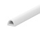 Уплотнитель самоклеящийся ADH/D-21x15mm, WHITE белый 50m