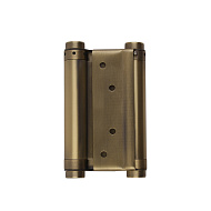 Пружинная двусторонняя (барная) петля DSH5 (125х86х1,5) INOX 201 AB бронза (блистер)