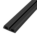 Уплотнитель без клеевой основы WADH/D-9x7,5mm, BLACK черный 100 m