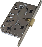 B06102.50.12 (=B04102,B05102) Защелка врезная WC (ант. бронза) тех. уп. без отв. пл. MEDIANA POLARIS