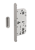 Замок межкомнатный магнитный под цилиндр с ответной планкой GRAVITY.PRO G02.196.50.85 MWSC ит.тисн 