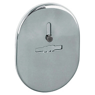 Накладка на сувальдный замок ESC.S-lift.SF/OV.476 (ESC 476) с шторкой СР хром