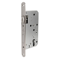 Замок врезной DD.INOX/C-55.72/R с ролик. защелкой (лиц.планка 24 мм)