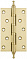 Петля универсальная IN5500UA SG (500-A5) 125х75х3 мат. золото Box