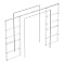 Комплект для обрамления пенала для двухстворчатой двери SLD.Comfort-PENAL frame 1800/2900 AL