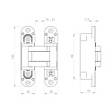Петля скрытой установки U3D5000.VPG AB бронза TECH