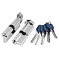 Цилиндровый механизм (Z402/60) Z4002Knob60(25+10+25) с вертушкой CP хром 