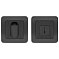 Ручка поворотная BK6.K.QR52 (BK6 QR) BL-24 черный