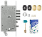 Замок врезной двухсистемный 54.Y787-S MyKey (левый) (накладки 95.323-95.324 CR), ключ 60 мм