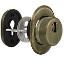 Броненакладка DEF.CRE/OV-set.9726 (DEF 9726) M6x90 врезная с чашкой AB-6 зелёная бронза