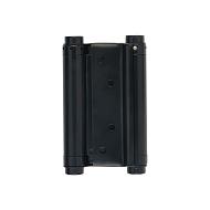Пружинная двусторонняя (барная) петля DSH5 (125х86х1,5) INOX 201 BL черный (блистер)