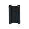Пружинная двусторонняя (барная) петля DSH5 (125х86х1,5) INOX 201 BL черный (блистер)