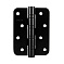 Петля из нержавейки универсальная IN4400U-R10 INOX black (4BB-R10 102х76х3) NoLogo